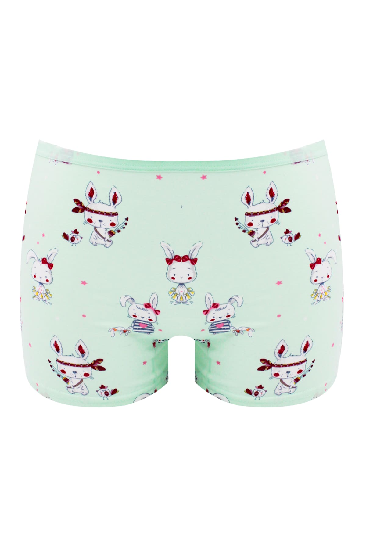 Öts İç Giyim Pamuklu Elastan Kız Çocuk Boxer Öts 8256 - Görsel 2